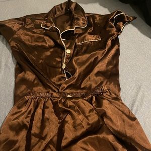 Brown pajama set